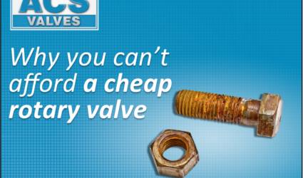 rusted nut and bolt on a blue background