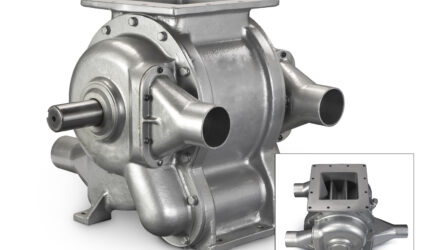 cast iron airlock rotary valve with square flange