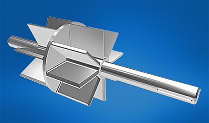 Rotary airlock valve rotor by ACS Valves