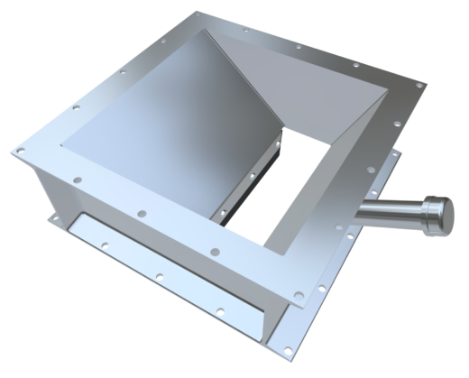 Inlet Shear Protector: Spool Style for Square Valves, Vented