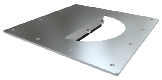 Inlet Shear Protector: Half-Moon Style for Square Valves